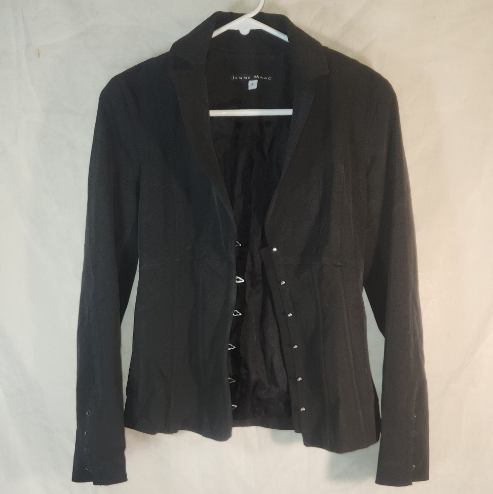 JENNE MAAG S Black Fitted Blazer in Excellent Condition